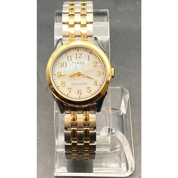 Timex TW2R48400 Womens Watch 28mm - New Battery - MOP - Face Expansion Band WR30 - Picture 3 of 7
